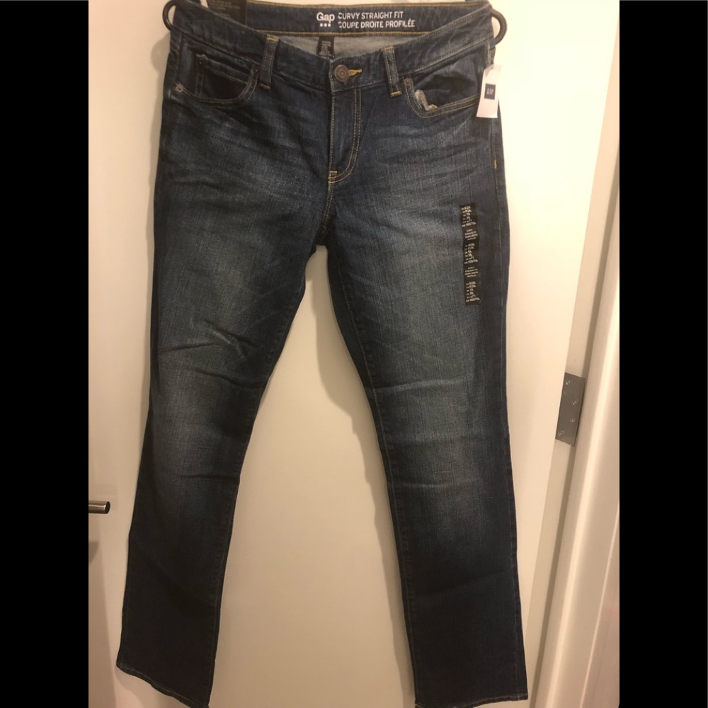 NWT Gap Curvy Straight Fit Coupe Droite Profilee
